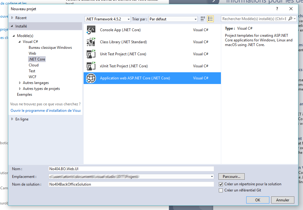 Visual studio gpt. Coreapplication.